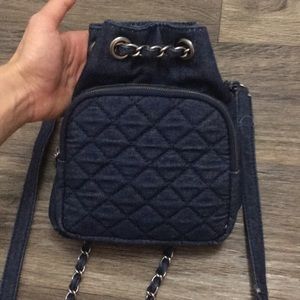 Zara denim backpack